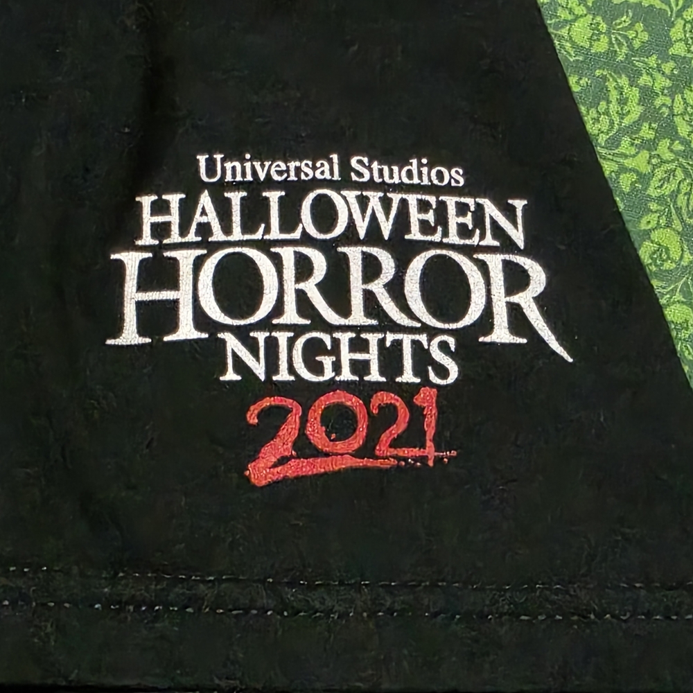 Black Graphic Tee with Horror Theme - Picture 4 of 7